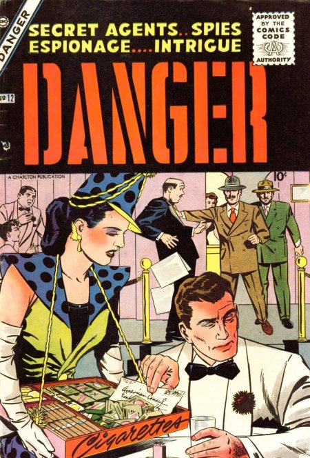 Danger #12 (1955) | Charlton Tales Cover Image