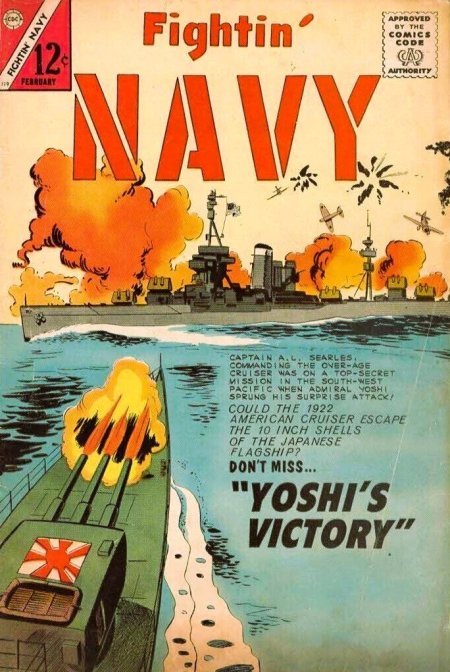 Fightin' Navy #119 (1965) | Charlton Tales Cover Image