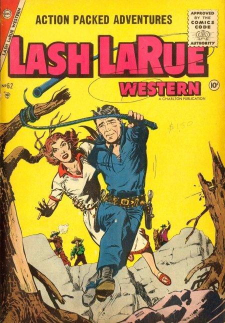 Lash Larue Western #62 (1956) | Charlton Tales Cover Image