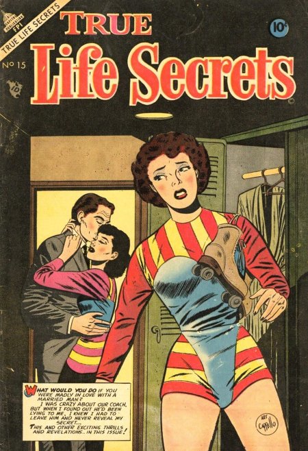 True Life Secrets #15 (1953) | Charlton Tales Cover Image