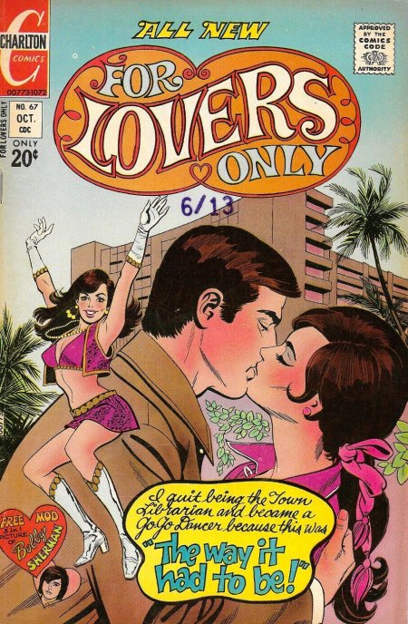 For Lovers Only #67 (1972) | Charlton Tales Cover Image