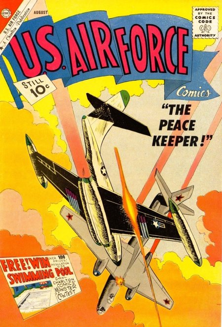 U.S. Air Force Comics #17 (1961) | Charlton Tales Cover Image