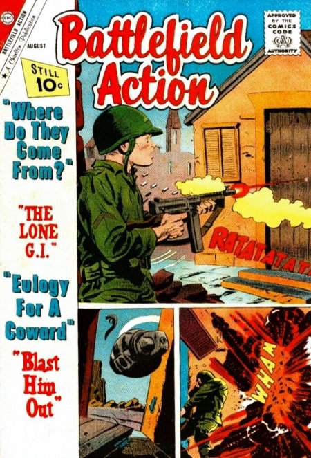 Battlefield Action #37 (1961) | Charlton Tales Cover Image