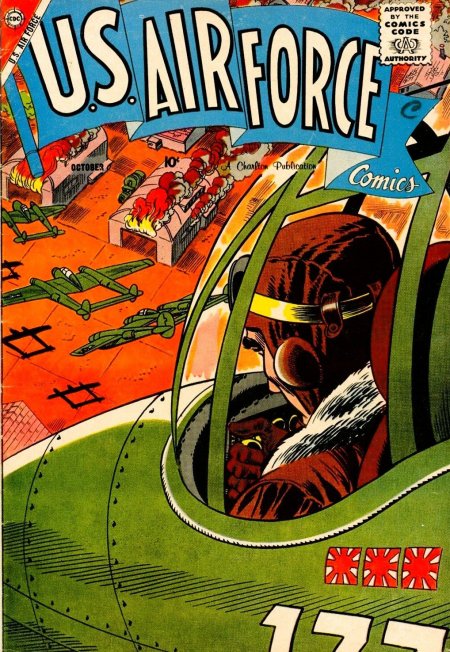 U.S. Air Force Comics #1 (1958) | Charlton Tales Cover Image