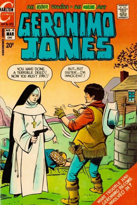 Geronimo Jones #4 (1972) | Charlton Tales Cover Image