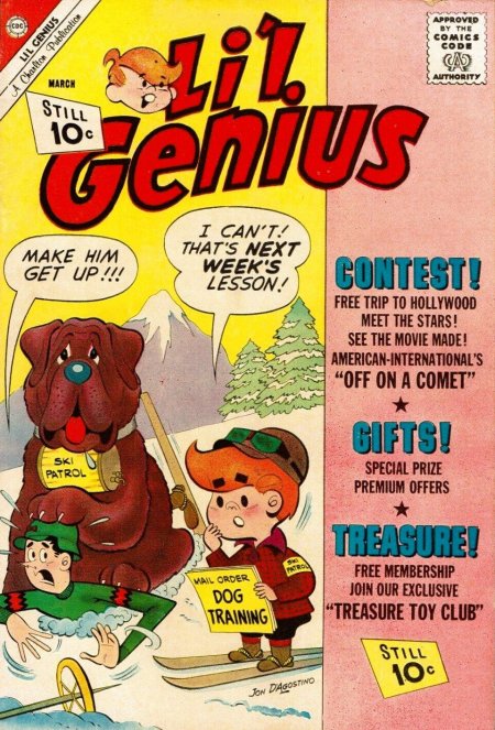 Li'l Genius #37 (1962) | Charlton Tales Cover Image