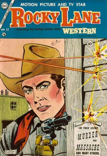 Rocky Lane Western #62 (1954) | Charlton Tales Cover Image