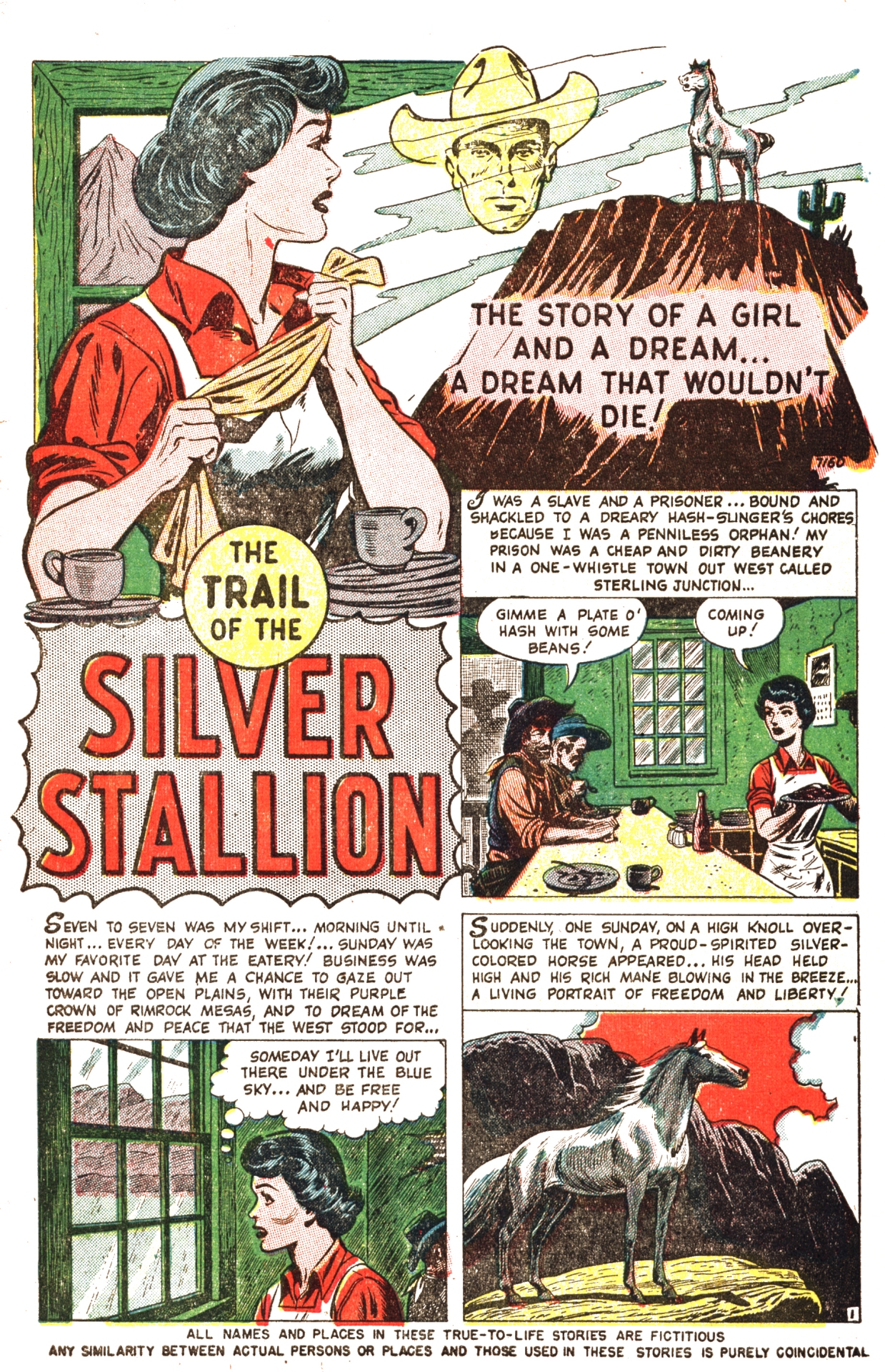 7160 The Trail of the Silver Stallion Page 1