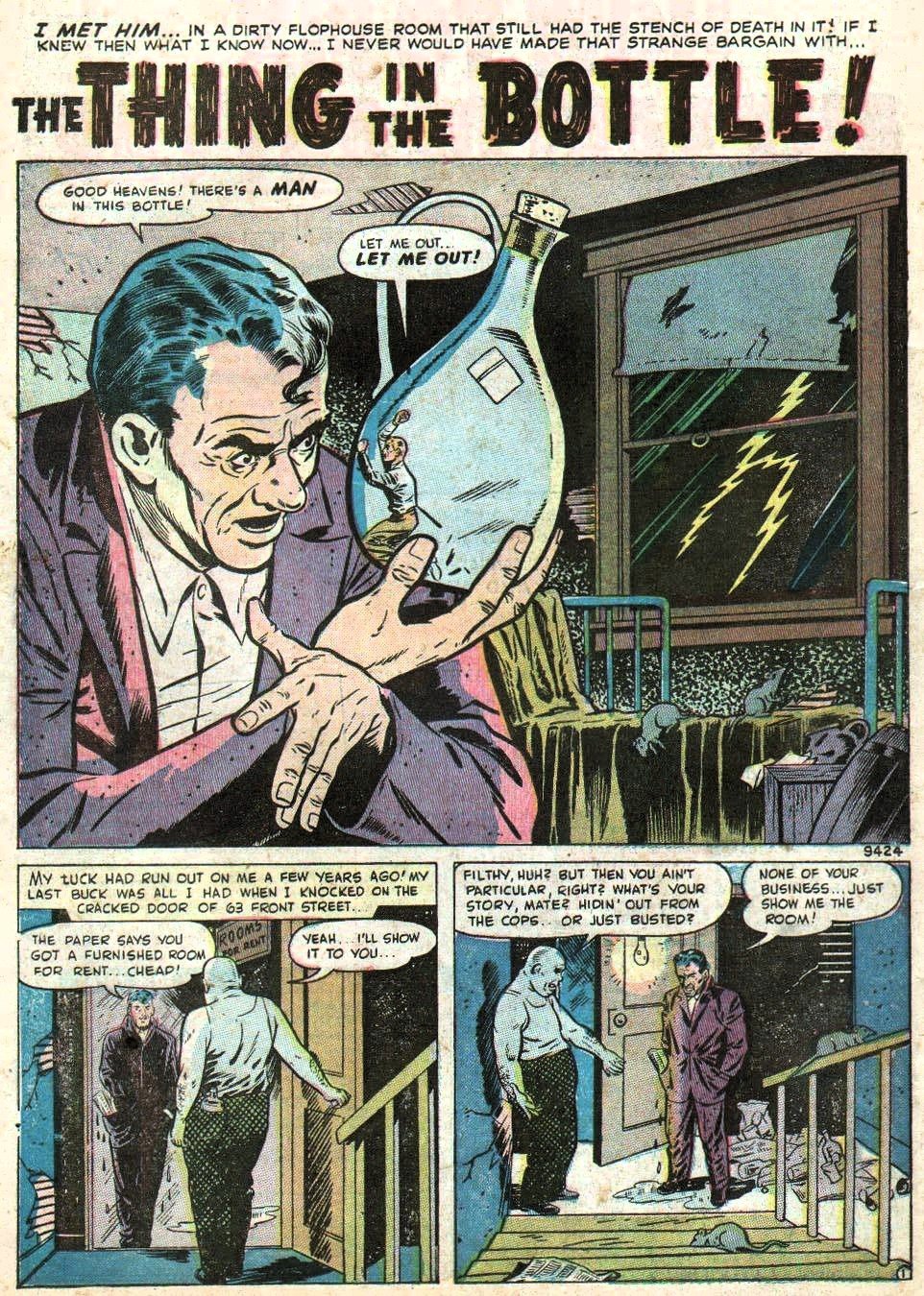 9424 The Thing in the Bottle! Page 1