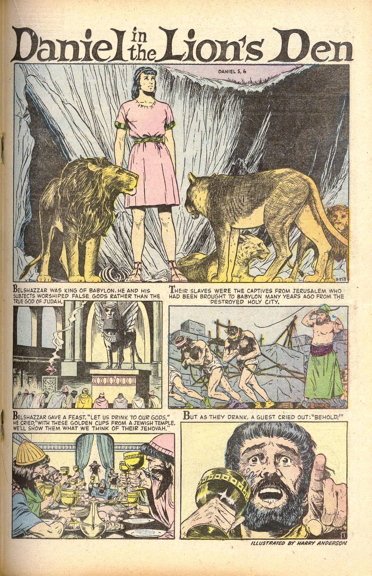 D-715 Daniel in the Lion's Den Page 1